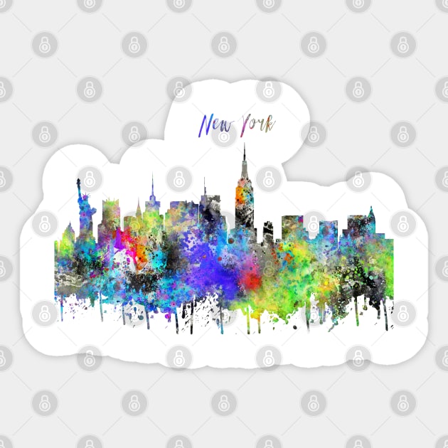 New York Sticker by RosaliArt